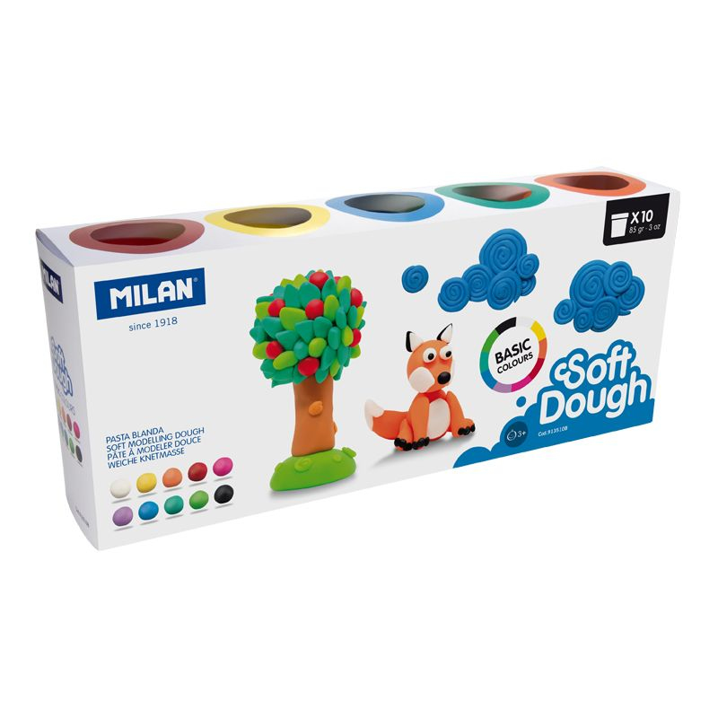 913510B compuesto para cerámica y modelaje Pasta para modelar 850 g Multicolor 10 pieza(s)