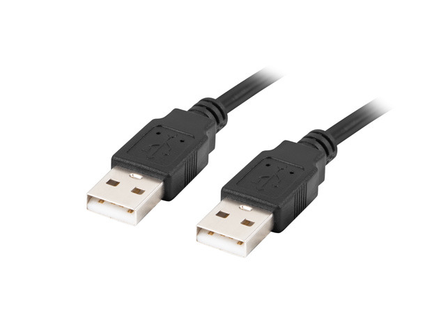 CA-USBA-20CU-0010-BK cable USB USB 2.0 1 m Negro