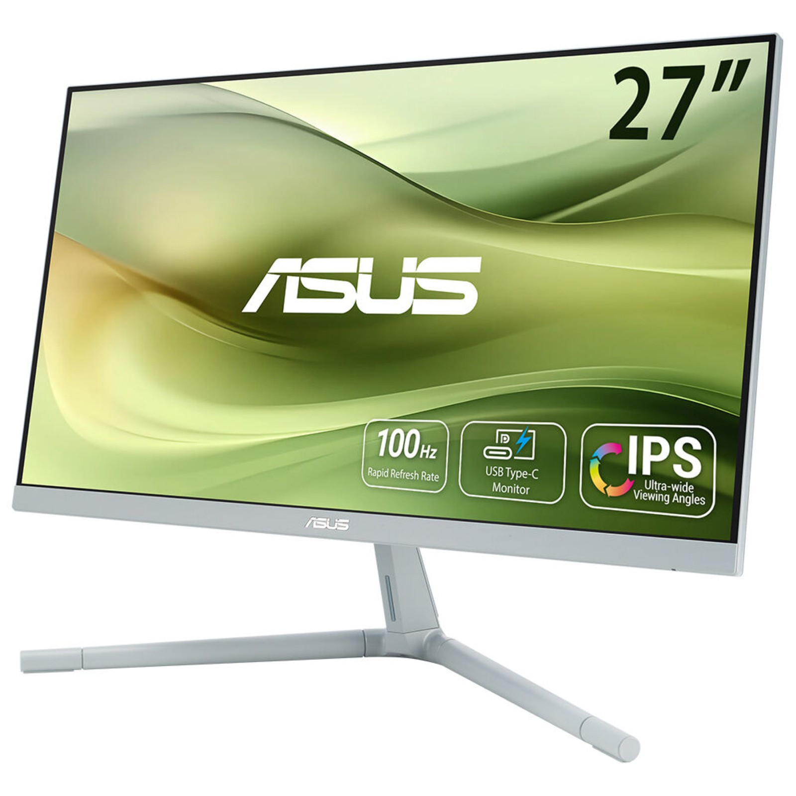 VU279CFE-G pantalla para PC 68,6 cm (27") 1920 x 1080 Pixeles Full HD LCD Verde, Gris