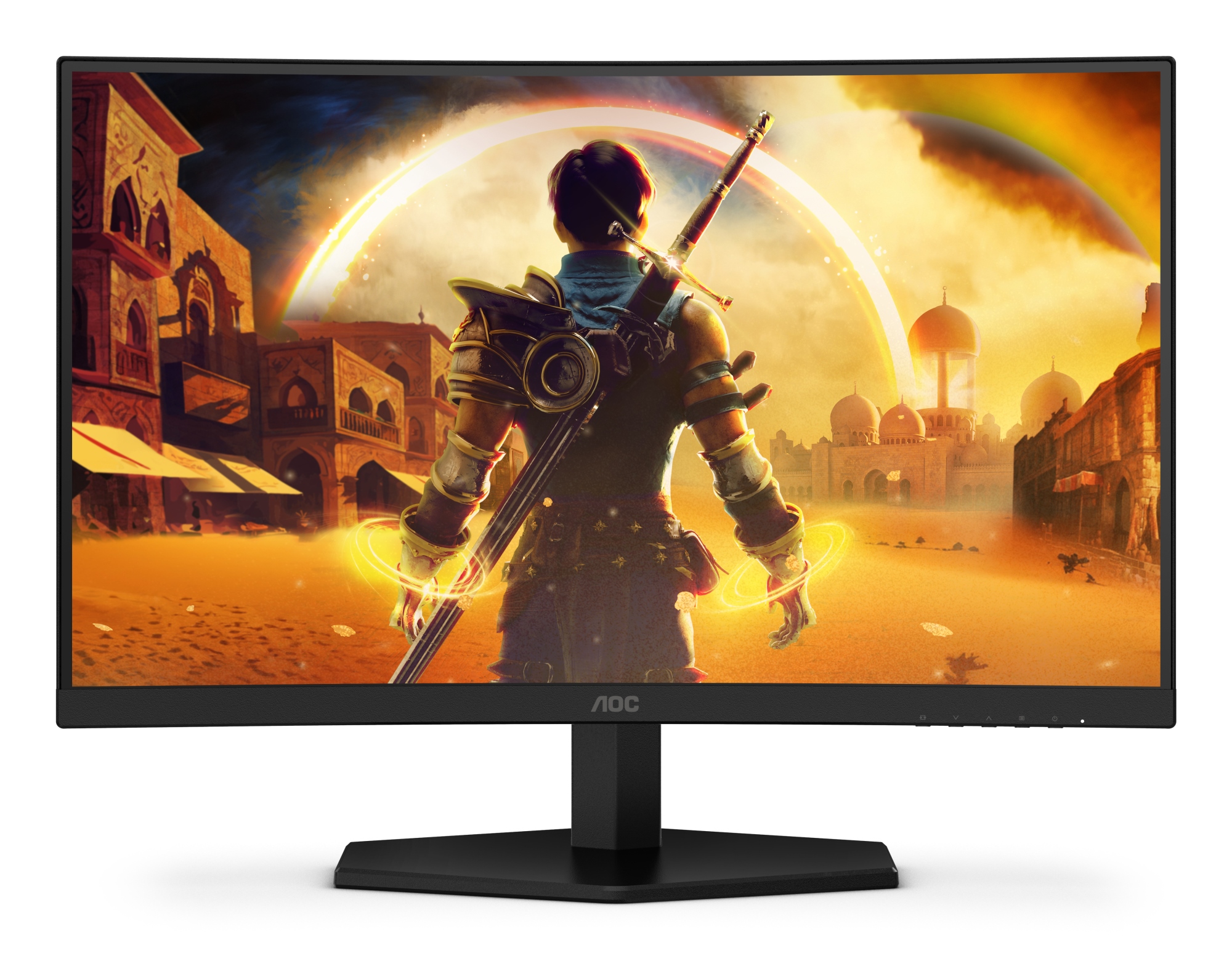G4 23.6" VA FHD 180Hz pantalla para PC 59,9 cm (23.6") 1920 x 1080 Pixeles Full HD LCD Negro, Rojo