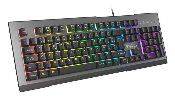 Rhod 500 RGB teclado Juego USB QWERTY Español Negro, Gris