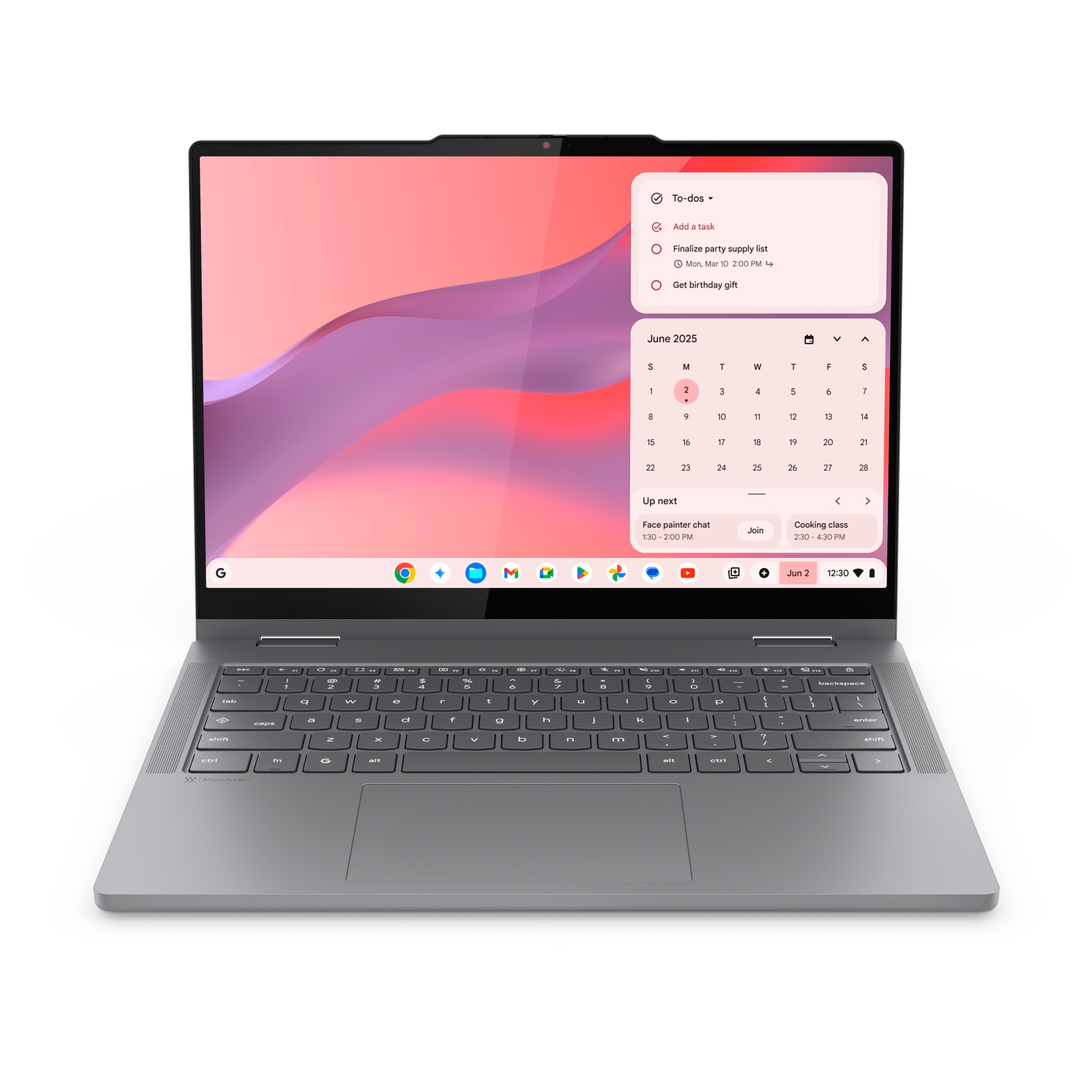 Chrome 2in1 14ITN10 Intel Core 3 N355 Chromebook 35,6 cm (14") Pantalla táctil WUXGA 8 GB LPDDR5-SDRAM 256 GB UFS Wi-Fi 6E (802.11ax) ChromeOS Español Gris