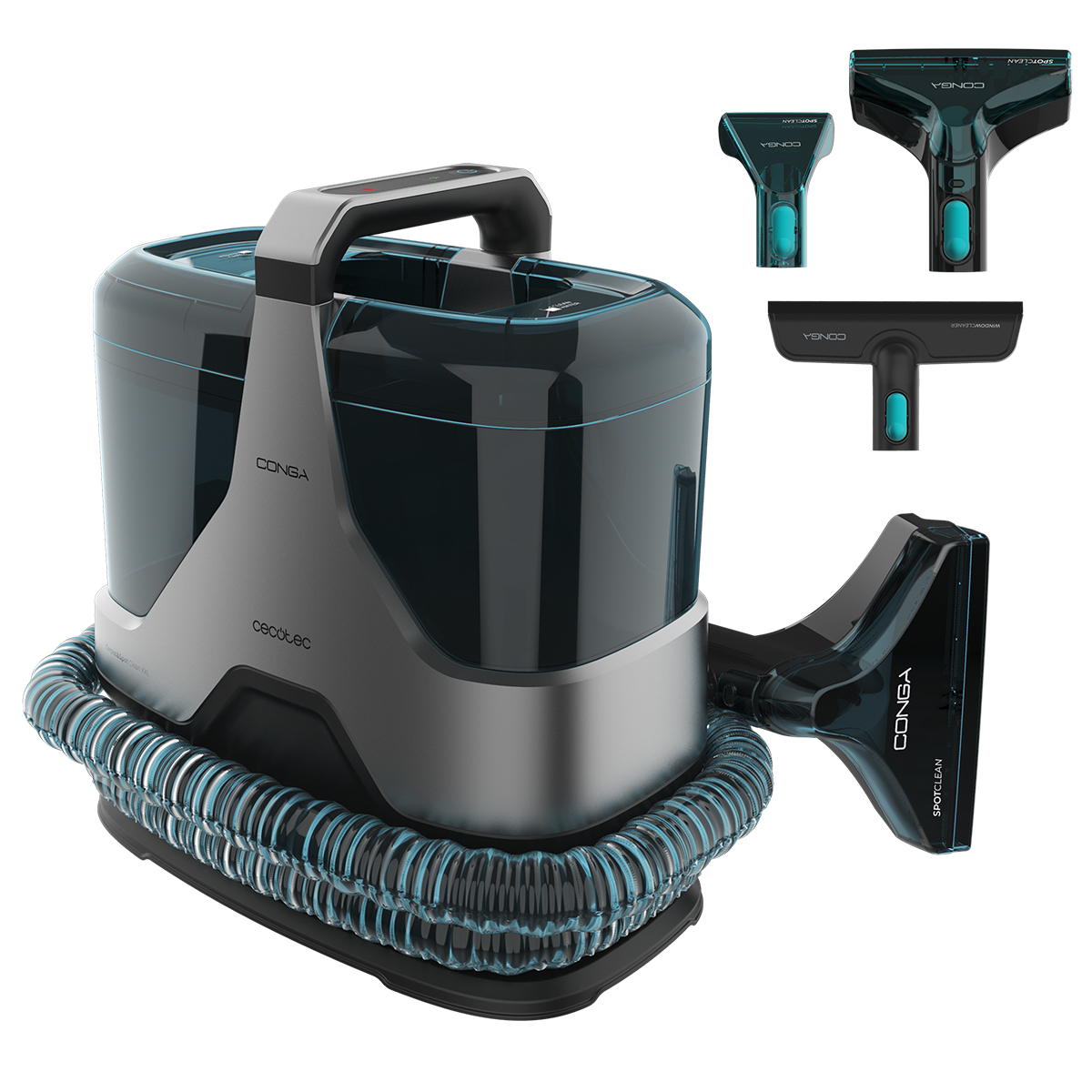 Conga 6000 Carpet&Spot Clean XXL Advance máquina de limpieza de alfombras Caminar-detrás Negro, Verde