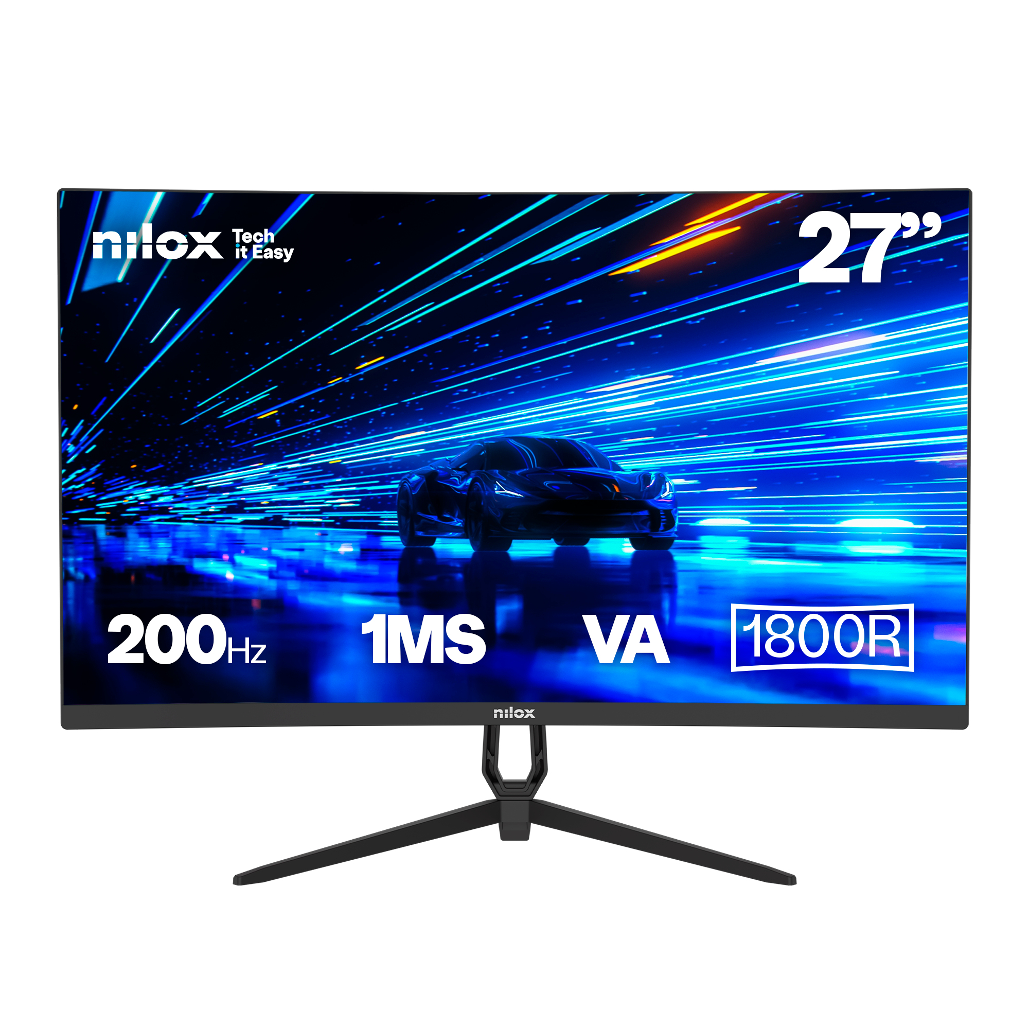 NXM27CRV2001 pantalla para PC 68,6 cm (27") 1920 x 1080 Pixeles Full HD LED Negro