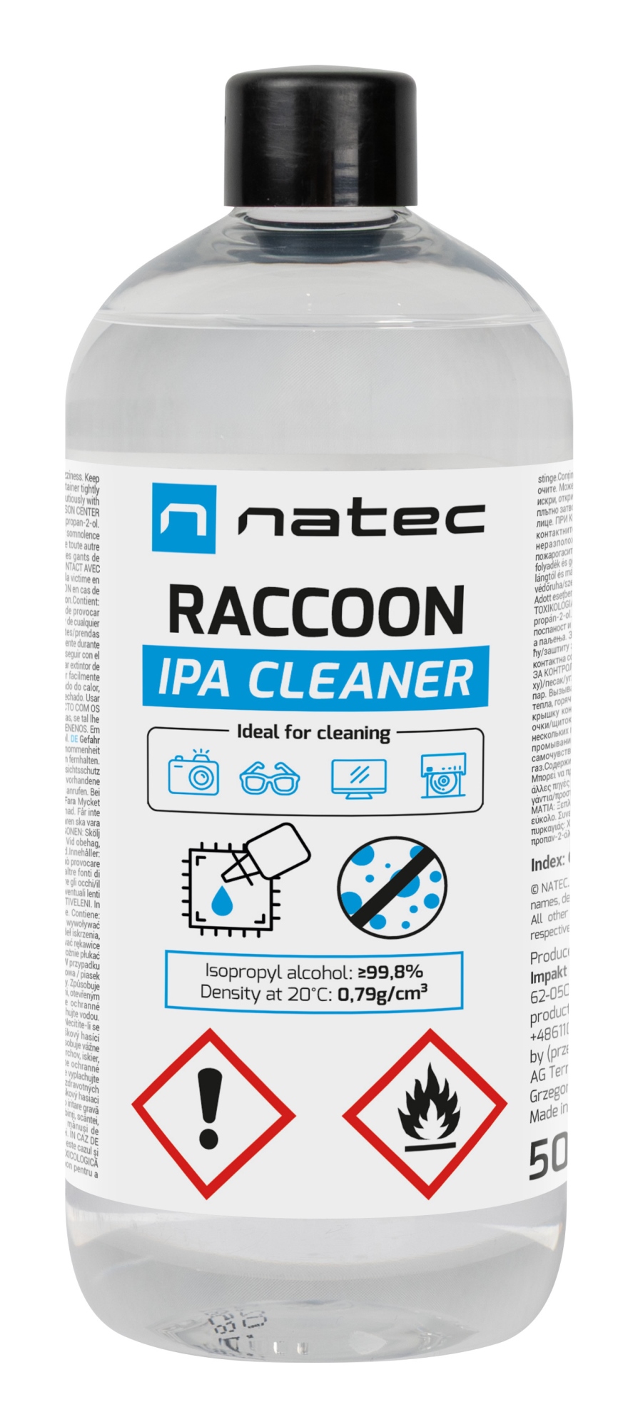 NSC-2453 kit de limpieza para computadora Universal Líquido para limpieza de equipos 500 ml