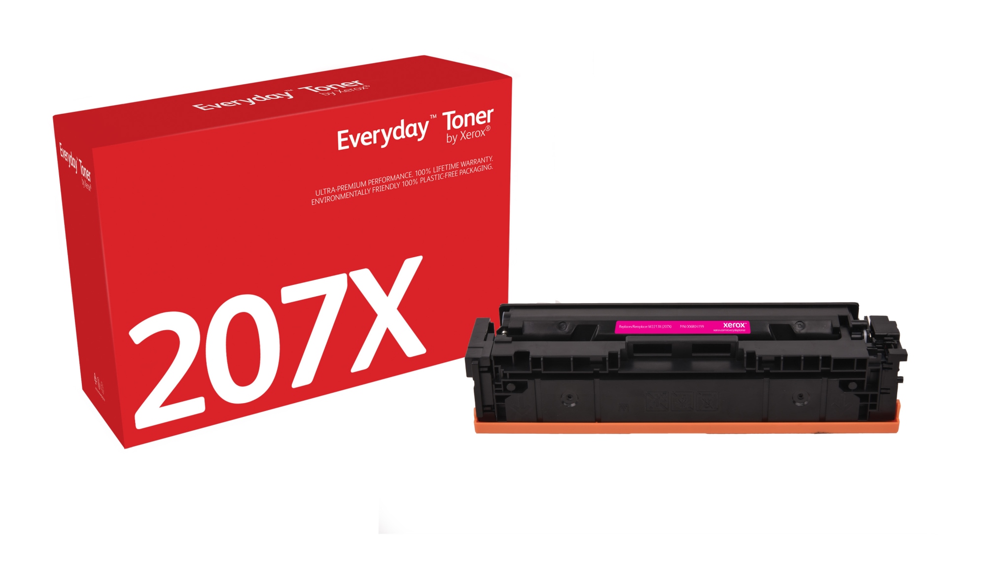 Everyday Toner Everyday Magenta di Xerox compatibile con HP 207X (W2213X), Capacidad alta