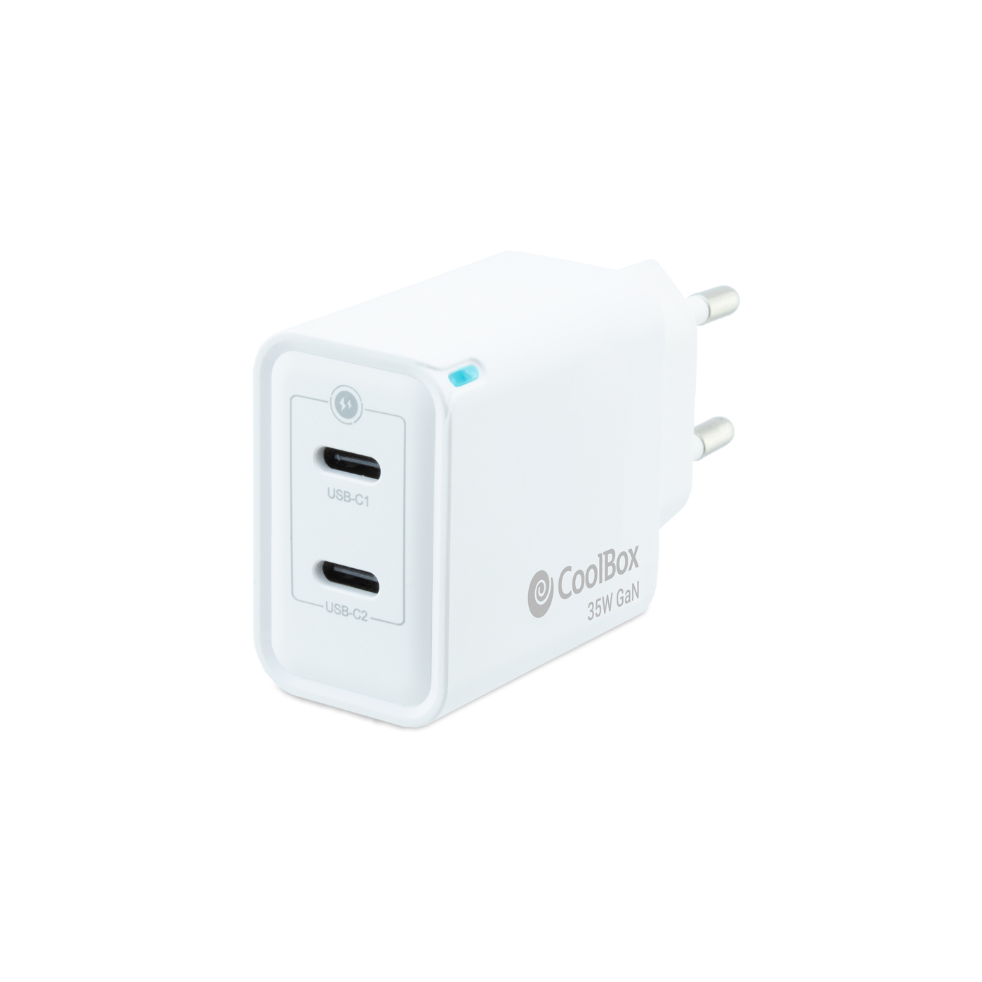 CARGADOR GAN 35W USB-C/USB-C PARED
