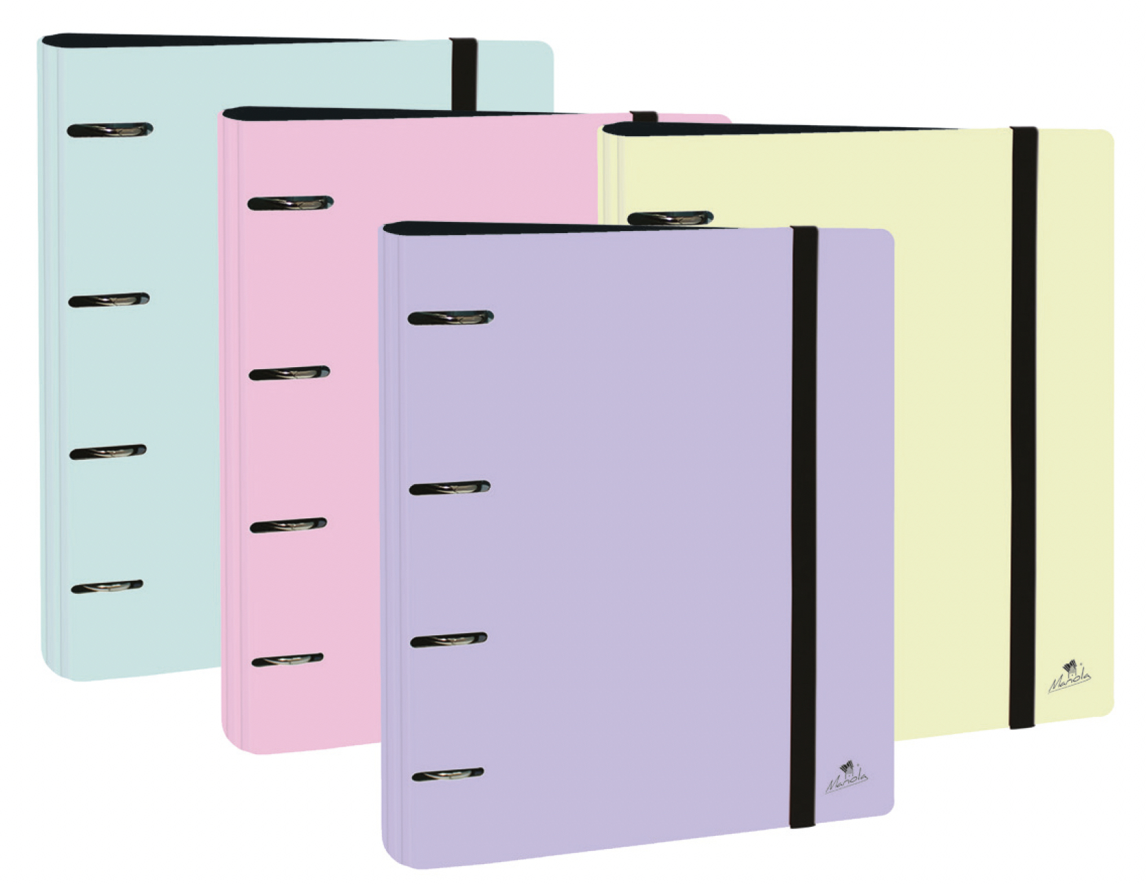 2304PPSU-EX carpeta Polipropileno (PP) Azul claro, Rosa, Violeta, Amarillo A4