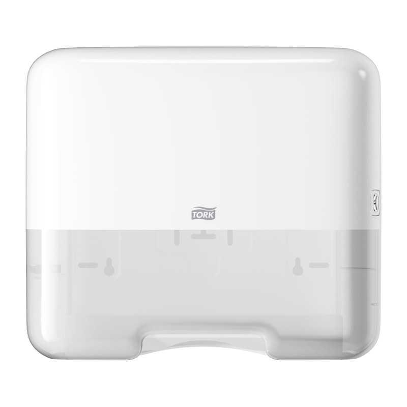 Singlefold/C-fold Mini Dispensador de toallas de papel en hojas Blanco