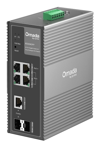 IES206GPP switch Gestionado Gigabit Ethernet (10/100/1000) Energía sobre Ethernet (PoE) Negro