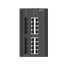 DIS-310G-24X switch Gestionado L2/L3 Gigabit Ethernet (10/100/1000) DIN rail Negro