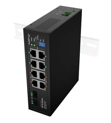 ILGE-8P-2S-120 switch No administrado Fast Ethernet (10/100) Energía sobre Ethernet (PoE) 1U Negro