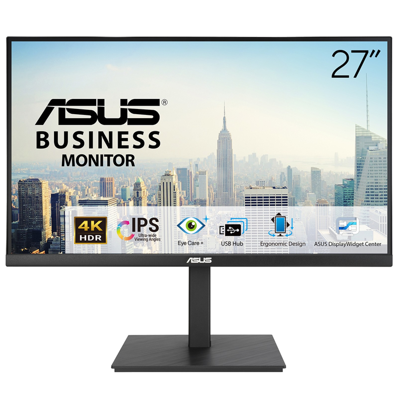VA27UQSB pantalla para PC 68,6 cm (27") 3840 x 2160 Pixeles 4K Ultra HD LCD Negro