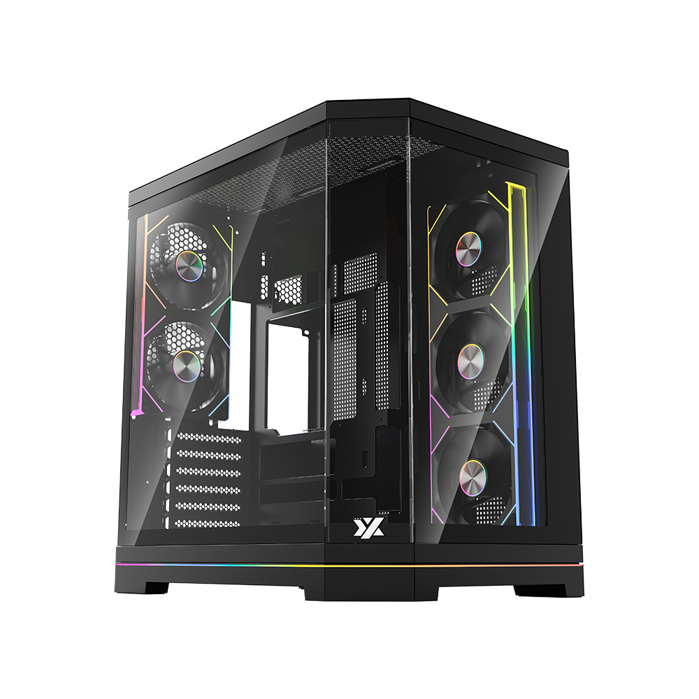 X-CS-NEUTRONX-B carcasa de ordenador Midi Tower Negro