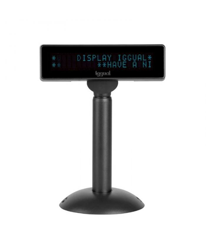 Visor TPV regulable USB VFD 7" INFO DISPLAY
