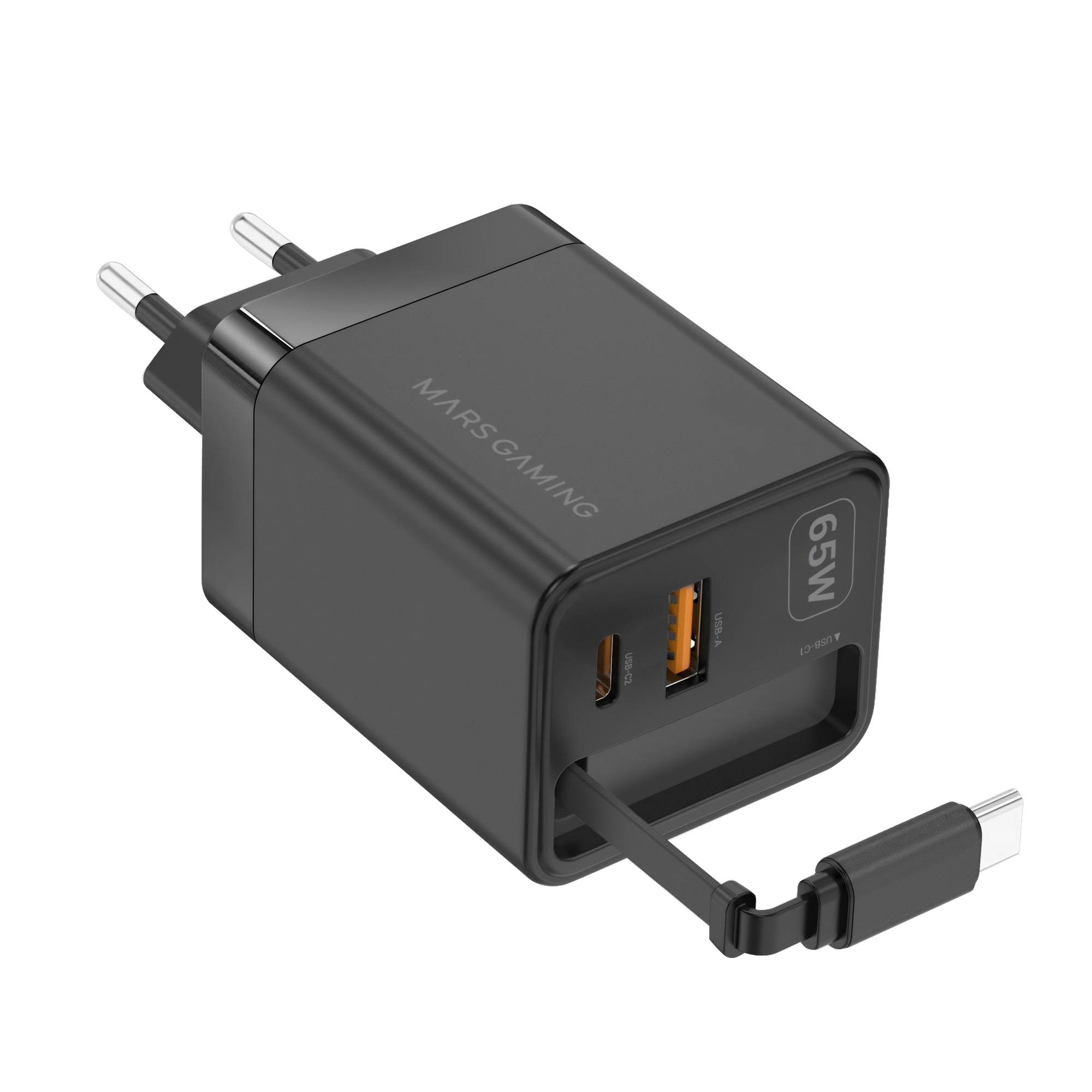 MDGAN65R cargador de dispositivo móvil Negro