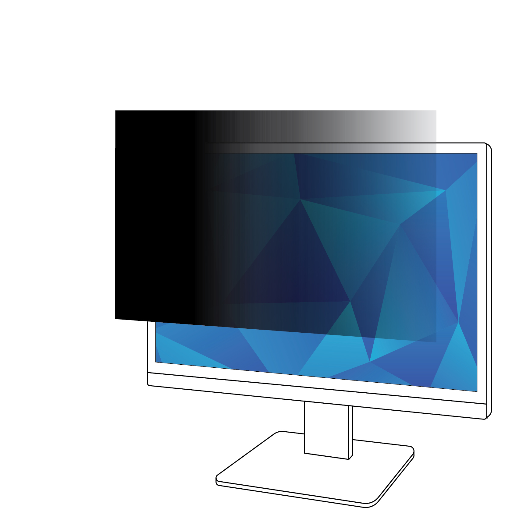 Filtro privacidad 43 pulg monitor, 16:9, PF430W9B