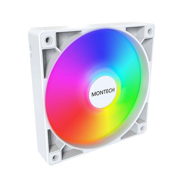 GF120 PWM Carcasa del ordenador Módulo de ventilador 12 cm Blanco 1 pieza(s)
