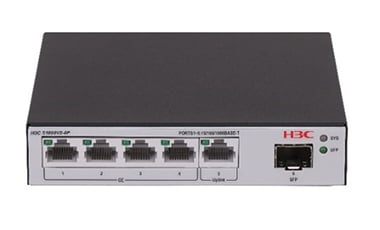LS-1600V2-6P-GL switch Gestionado L2 Gigabit Ethernet (10/100/1000) Negro, Gris