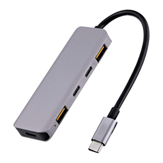TCHUBUSBC base para portátil y replicador de puertos Alámbrico USB 3.2 Gen 2 (3.1 Gen 2) Type-C Aluminio