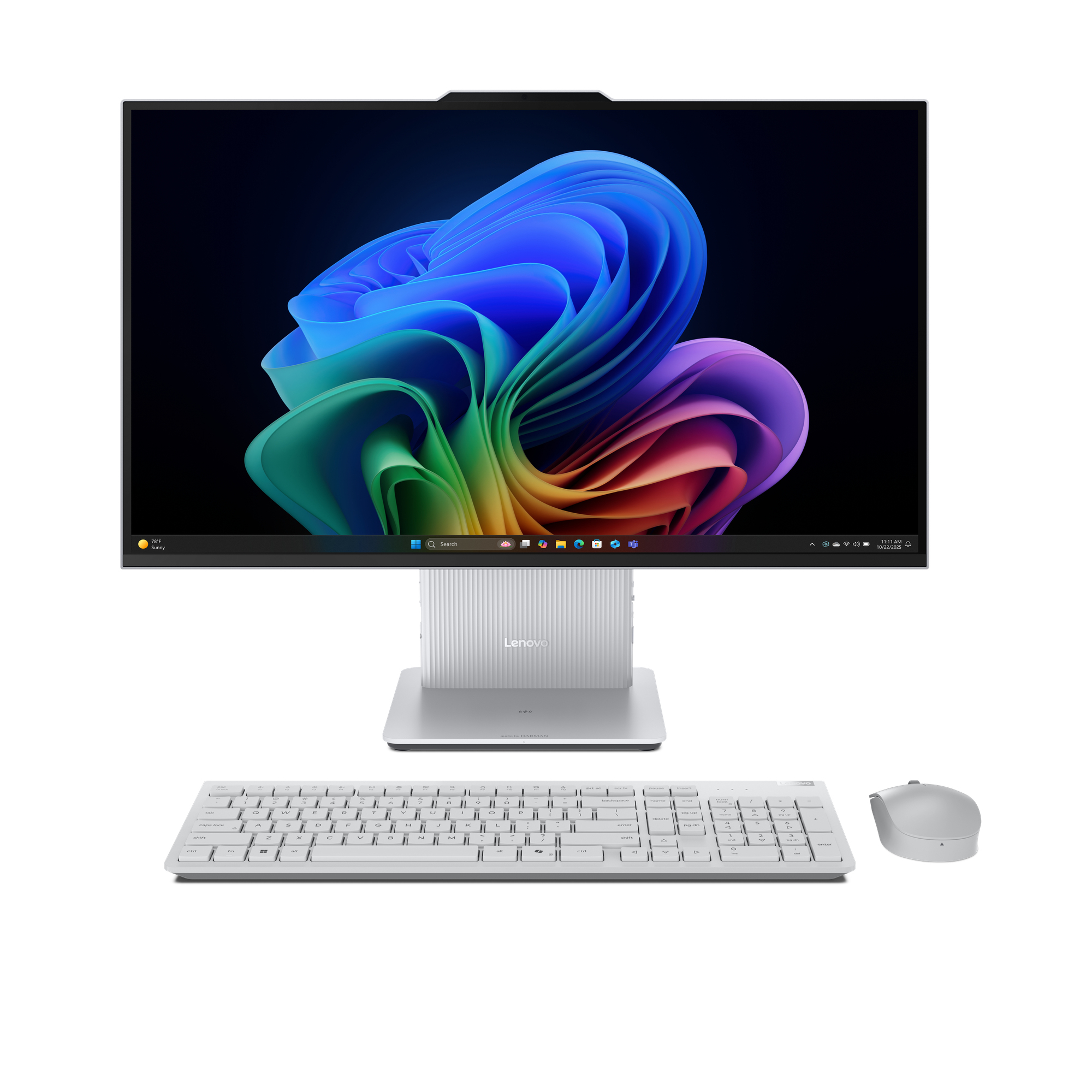 IdeaCentre AIO 27ILL11 Intel Core Ultra 7 256V 68,6 cm (27") 1920 x 1080 Pixeles PC todo en uno 16 GB LPDDR5x-SDRAM 512 GB SSD Windows 11 Home Wi-Fi 6 (802.11ax) Gris