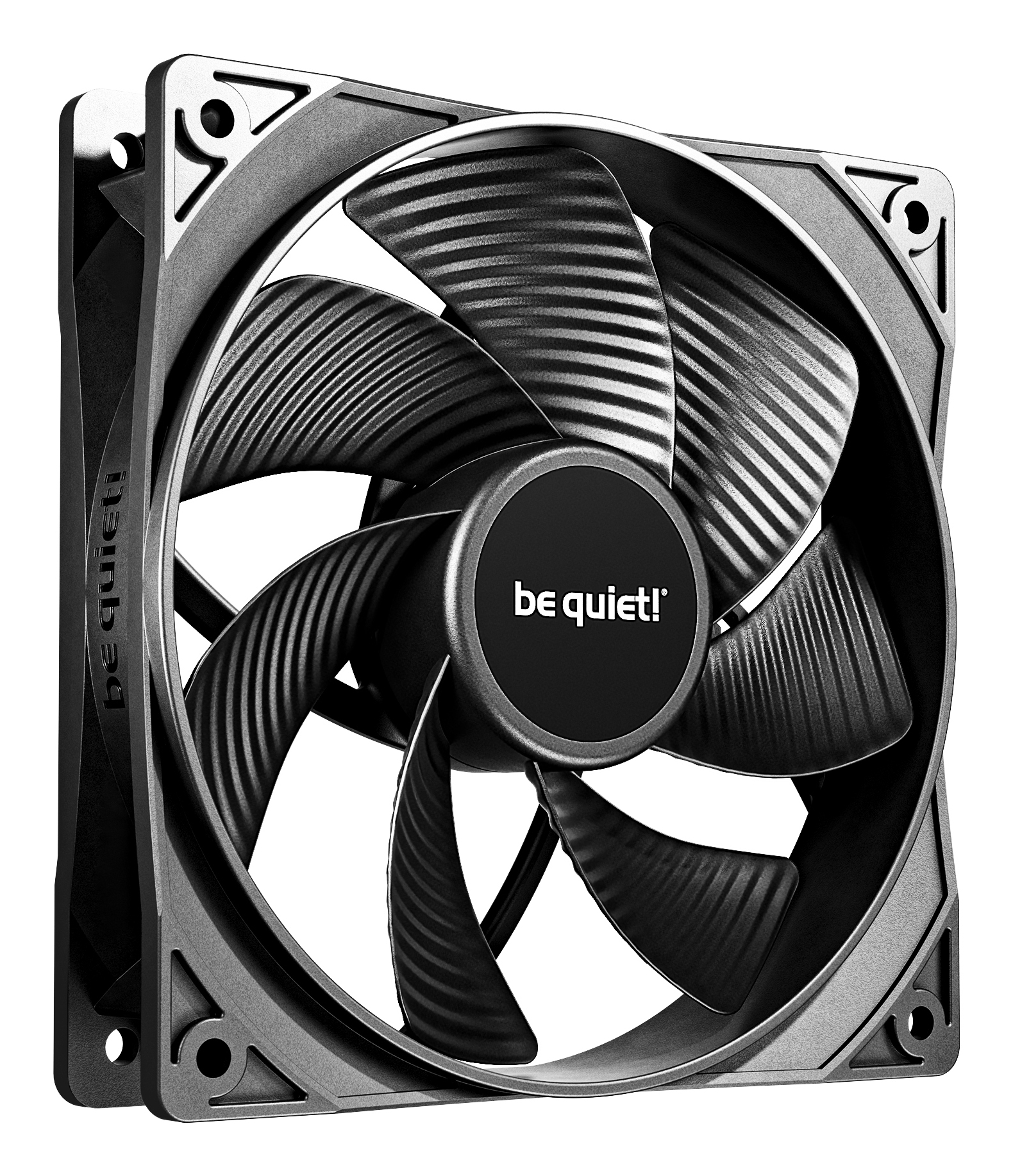Pure Wings 3 120mm | PWM Reverse Triple-Pack Carcasa del ordenador Ventilador 12 cm Negro 3 pieza(s)