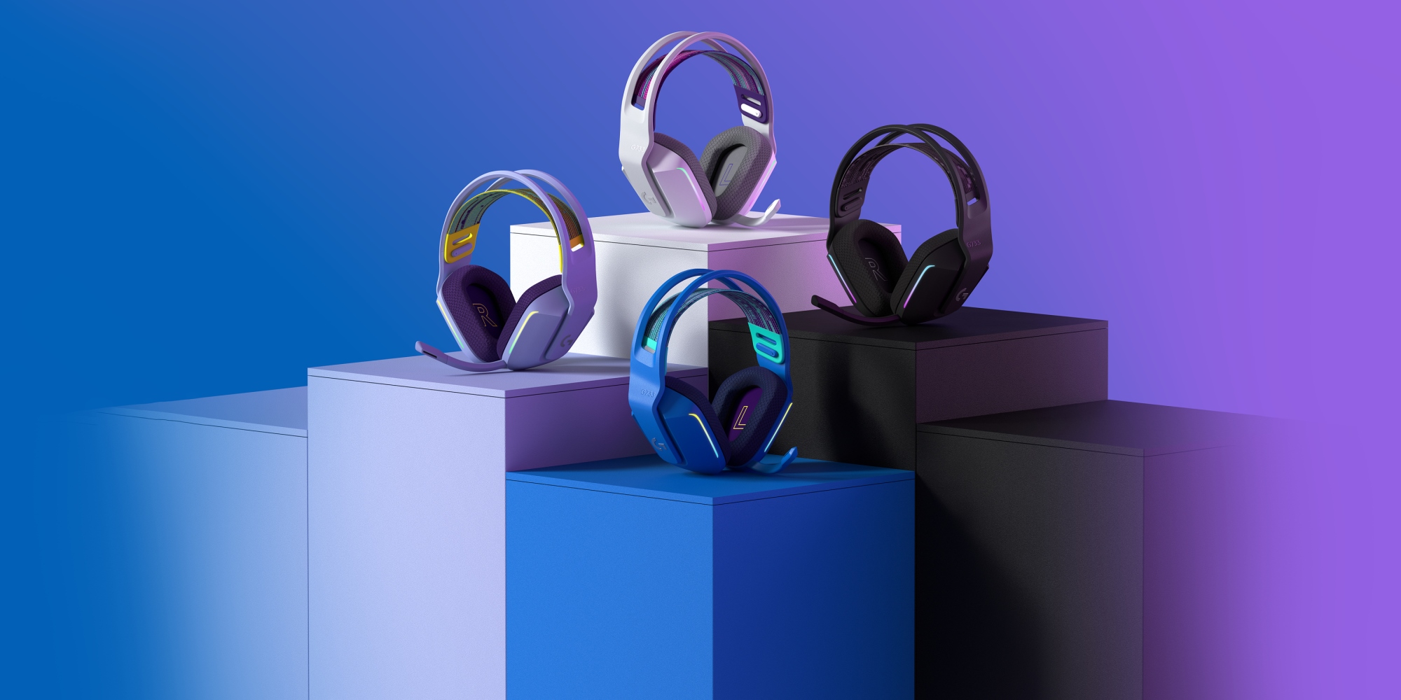 G733 Auriculares Inalámbrico Diadema Juego Azul