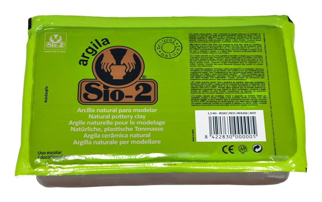 Argila Arcilla 1,5 kg Rojo 1 pieza(s)