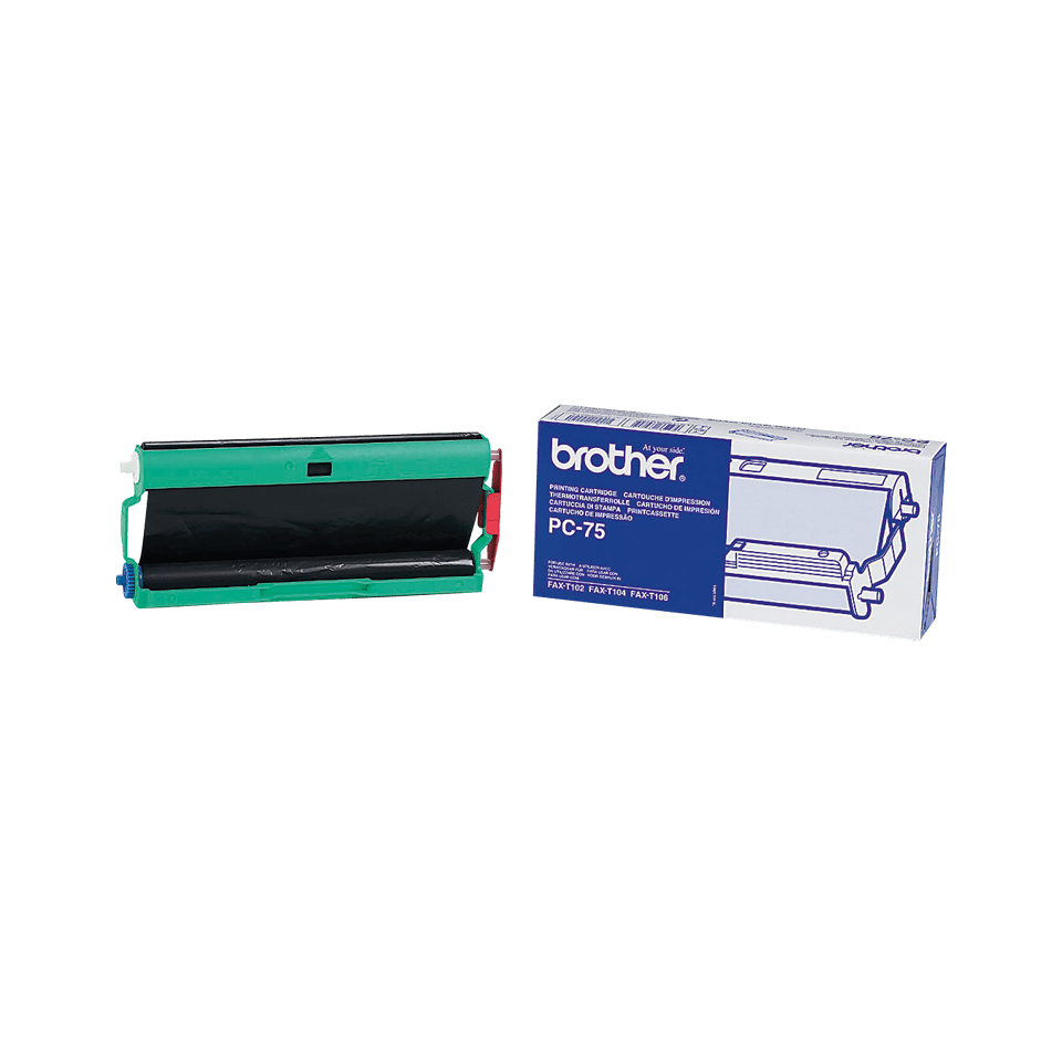 PC-75 suministro para fax Cinta + cartucho de fax 144 páginas Negro 1 pieza(s)