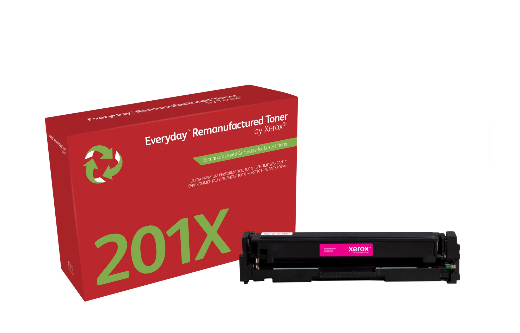 Remanufacturado Everyday Tóner Everyday Magenta remanufacturado de Xerox es compatible con HP 201X (CF403X), Capacidad alta