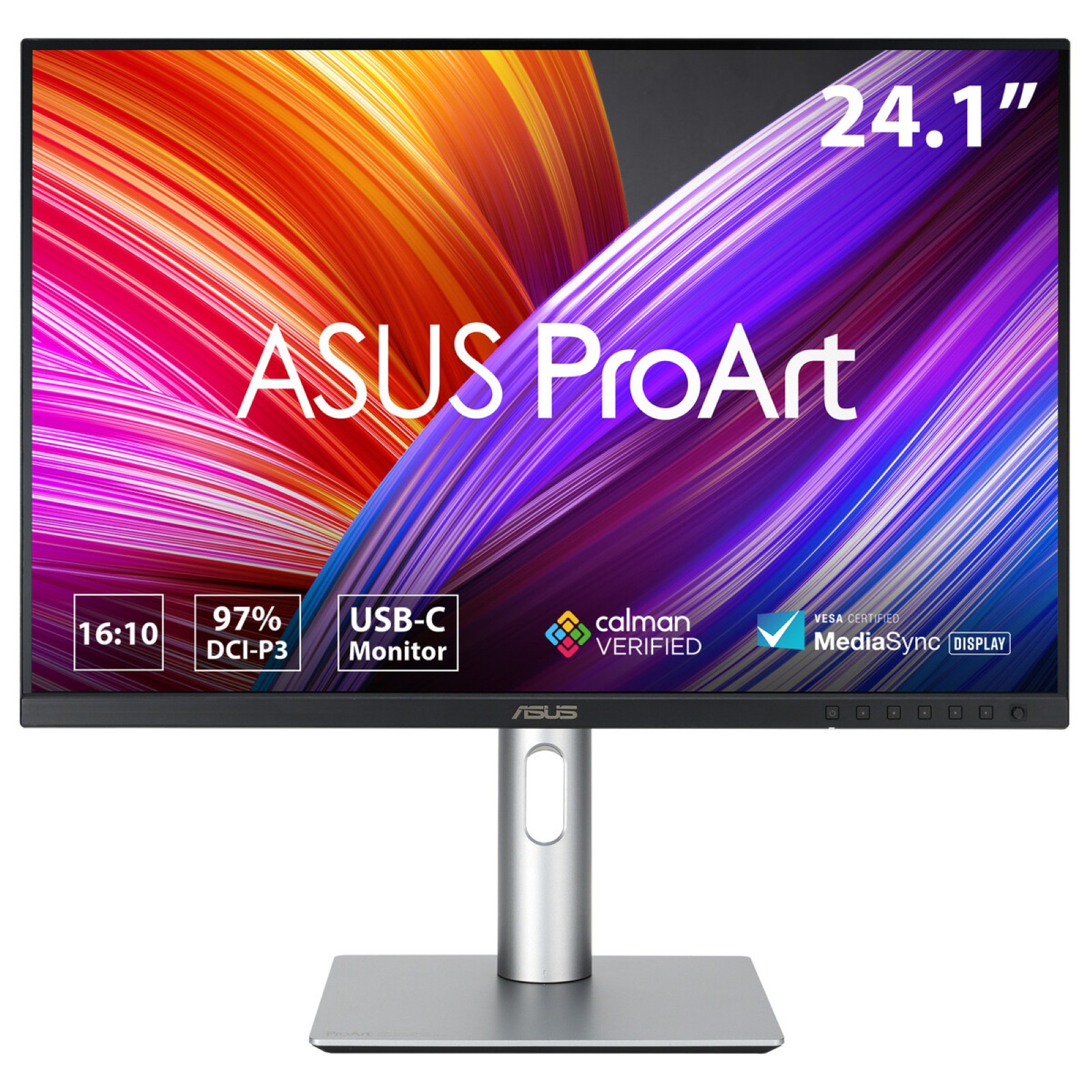 ProArt PA248CRV pantalla para PC 61,2 cm (24.1") 1920 x 1200 Pixeles WUXGA LCD Negro, Plata