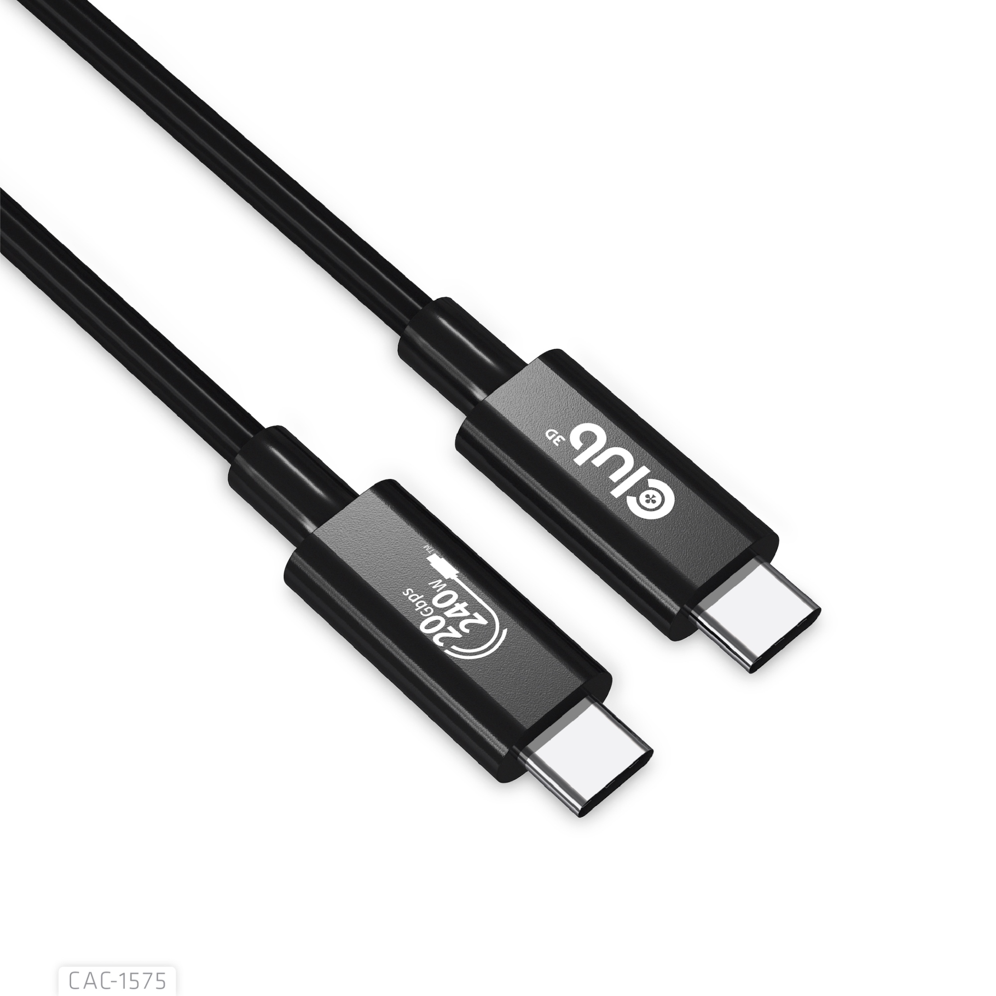 CAC-1575 cable USB USB4 Gen 2x2 2 m USB C 20 Gbit/s 240 W Negro