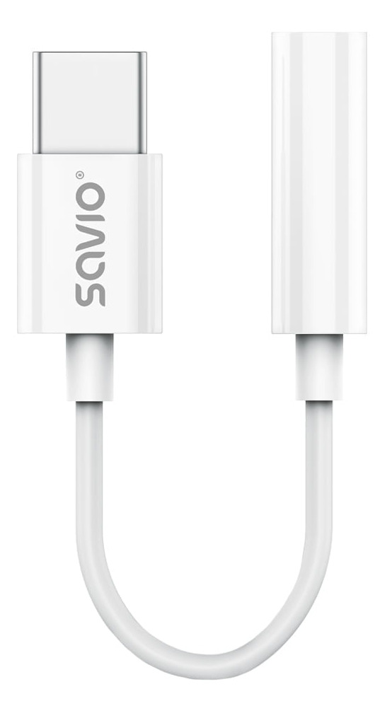 AK-52 cable de teléfono móvil Blanco 0,11 m USB C 3,5mm