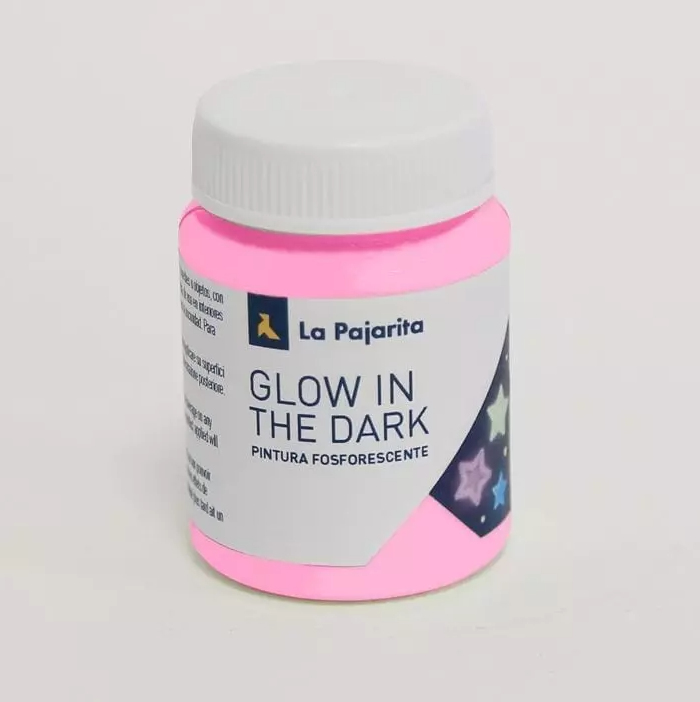 Pintura fosforescente rosa - Pack de 6 Unidades - 152316