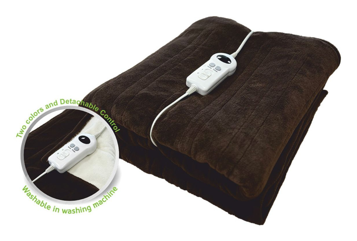 EB-162.001A manta eléctrica y almohadilla 100 W Marrón, Crema de color Vellón