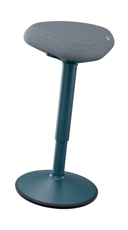 65450089 taburete tipo silla de montar Asiento acolchado Gris Plástico 1 pieza(s)