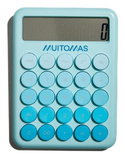 CALCULATORLB calculadora Escritorio Calculadora básica Azul claro
