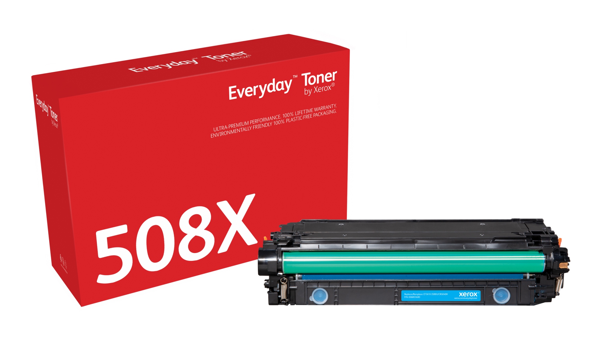 Everyday Toner Everyday Cian di Xerox compatibile con HP 508X (CF361X), Capacidad alta