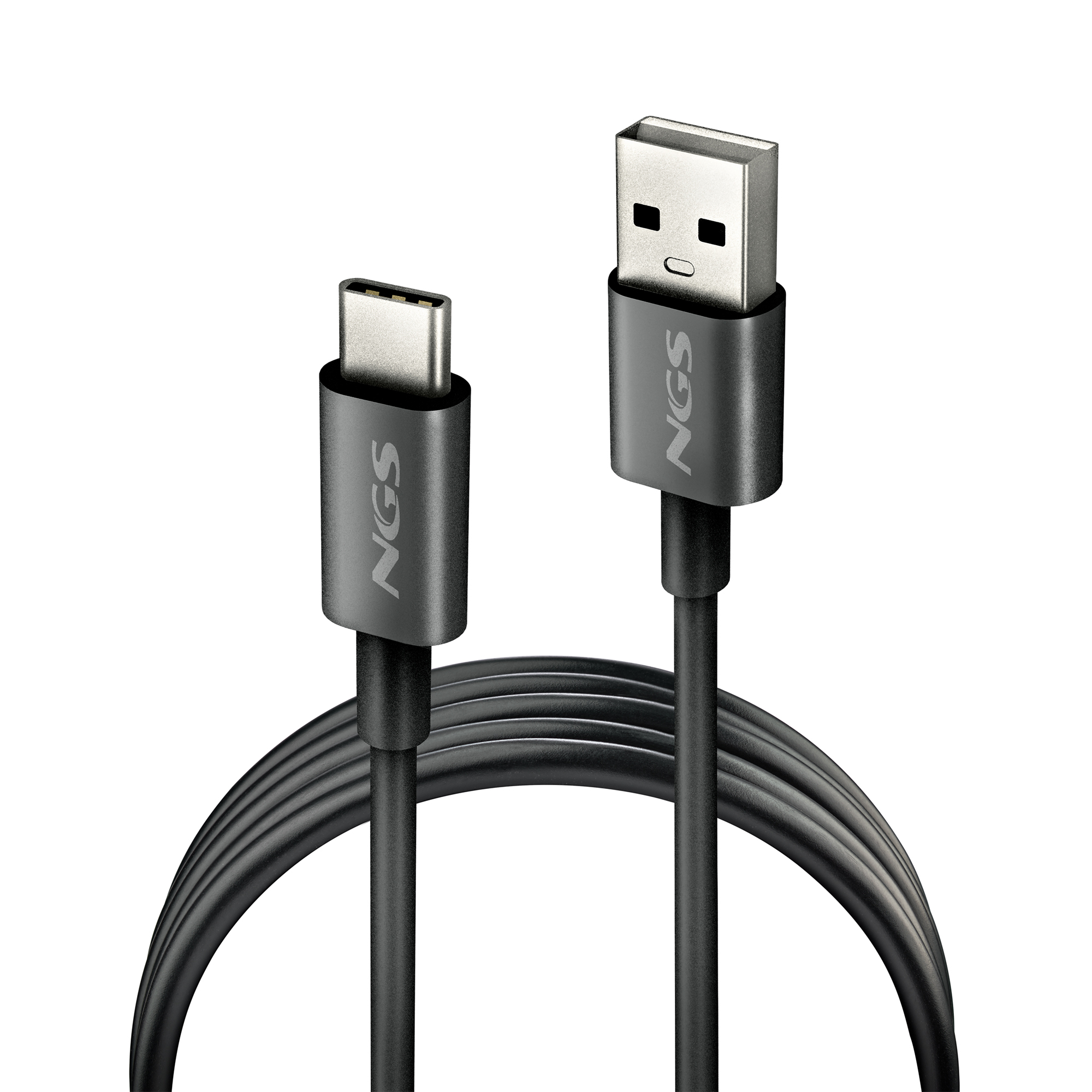 ZYRO-AC cable USB USB 2.0 1 m USB A USB C Negro