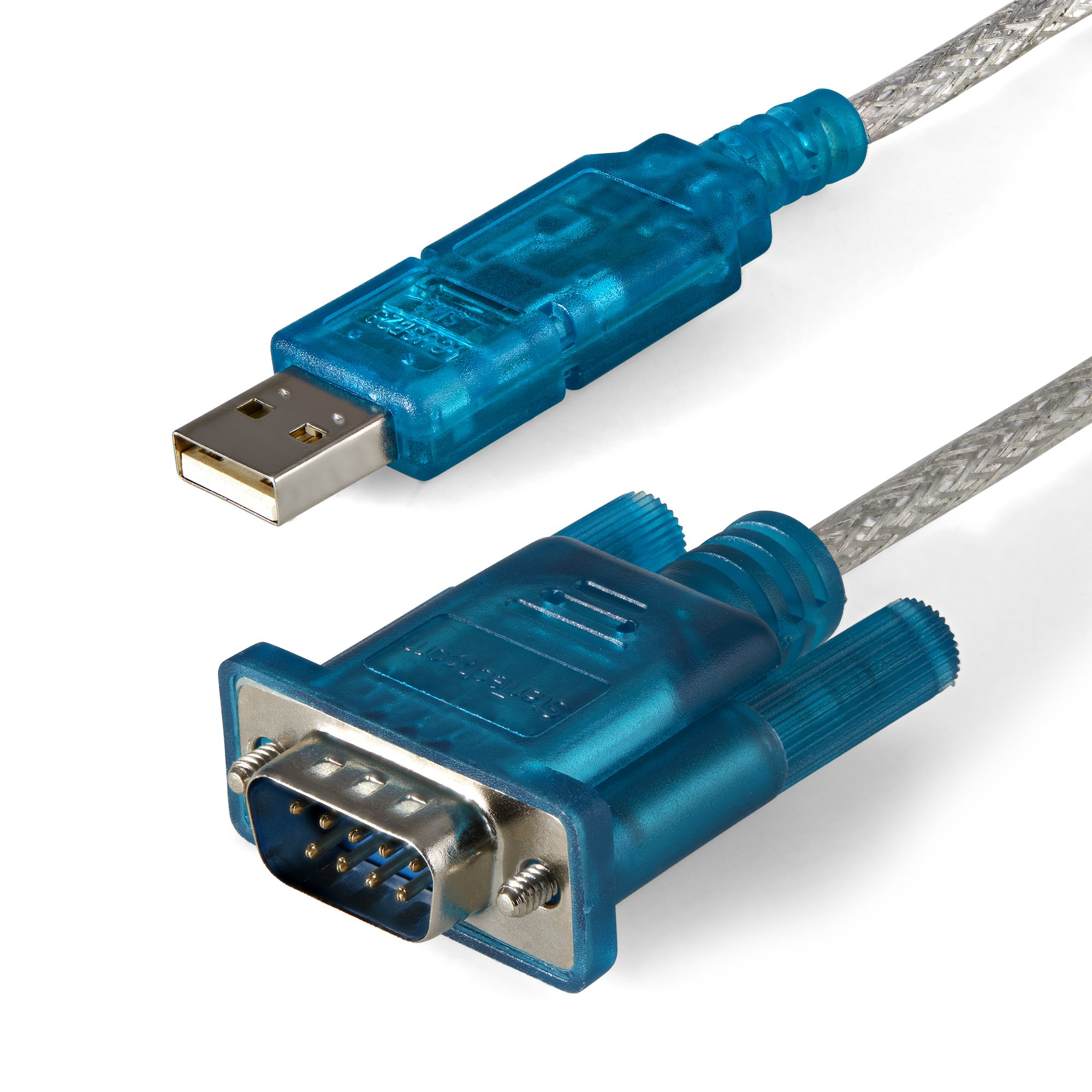 Cable USB a Serie de 1 Puerto DB9 M/M de 0,9m - Adaptador USB a RS232 - Adaptador USB a Serie DB9