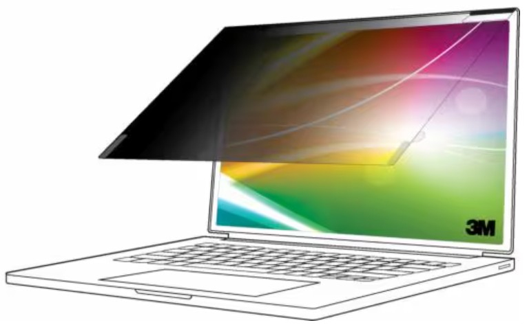 BP140W1E filtro para monitor 35,6 cm (14") Netbook Filtro de privacidad para pantallas sin marco