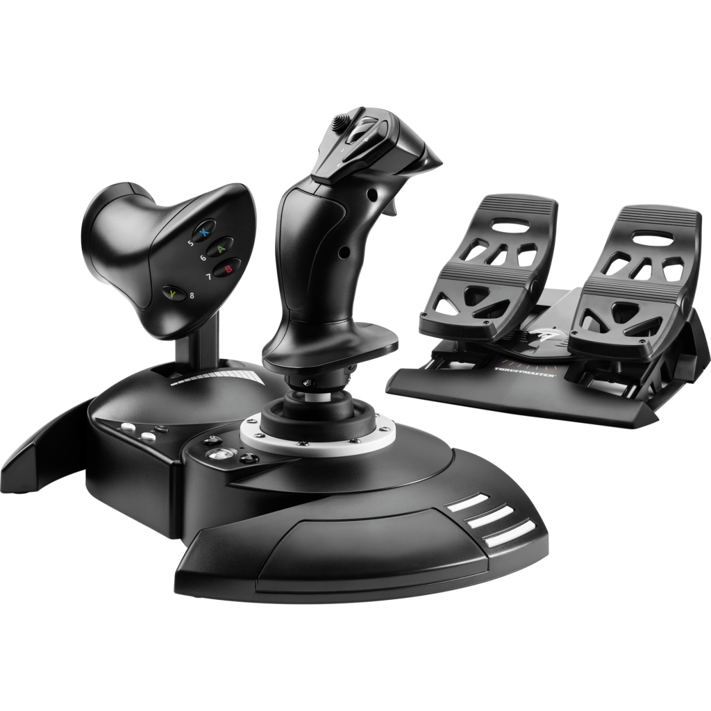 T.Flight Full Kit X Negro USB Palanca de mando Analógico/Digital PC, Xbox