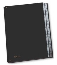 82401 clasificador de escritorio Negro