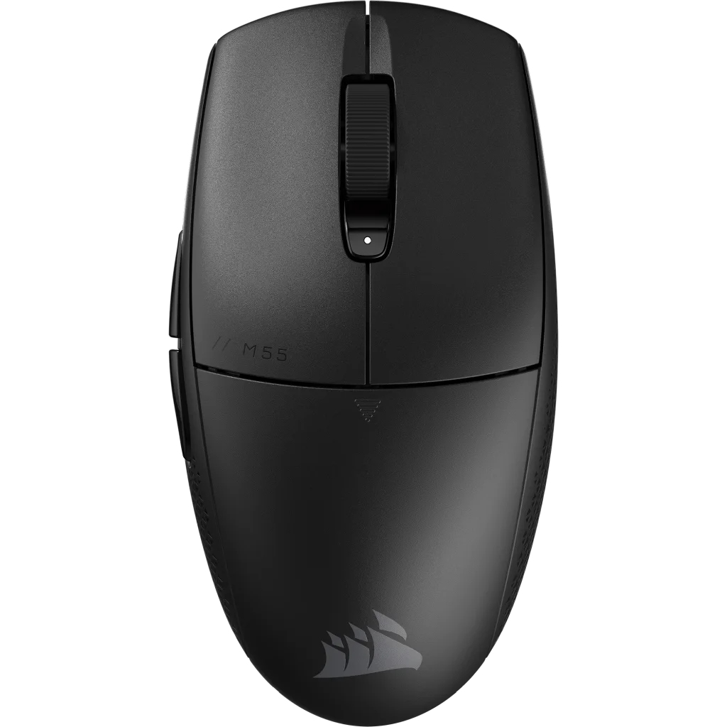 M55 ratón Juego mano derecha RF Wireless + Bluetooth Óptico 24000 DPI
