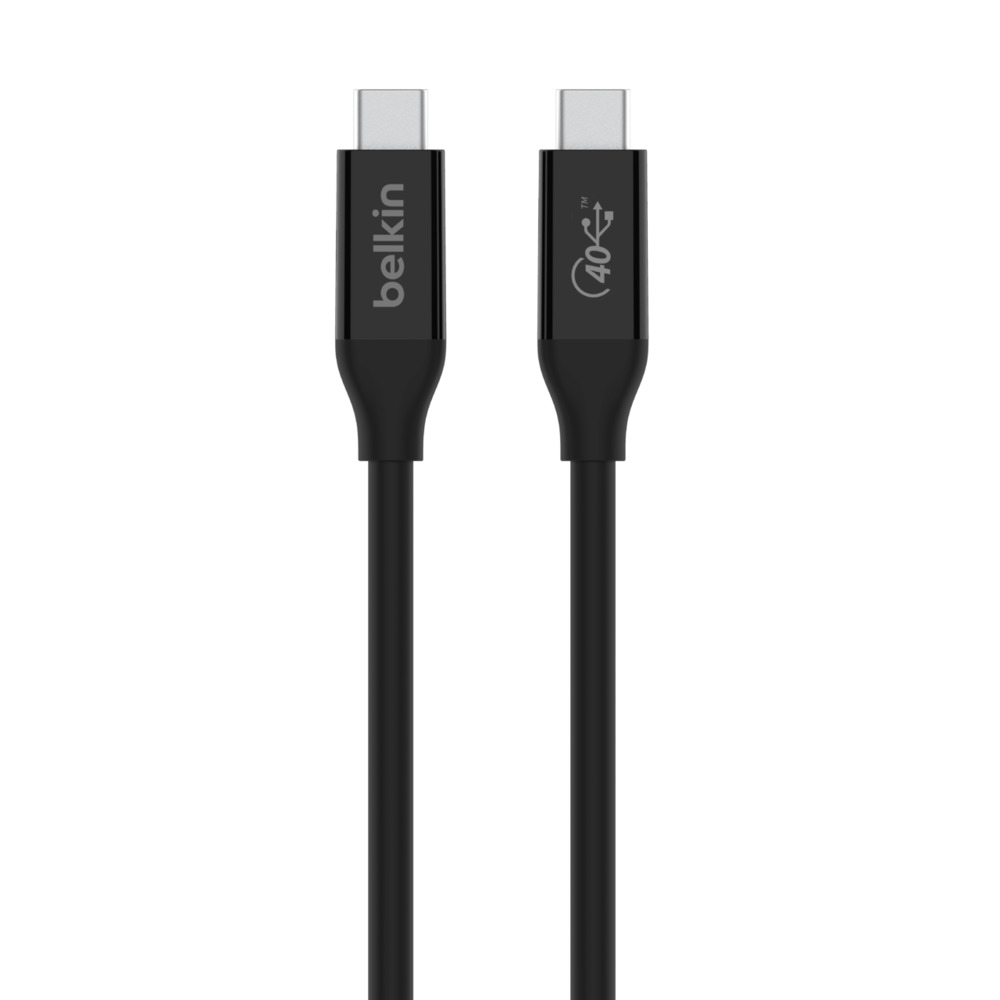 INZ001bt0.8MBK cable USB USB4 Gen 3x2 0,8 m USB C Negro