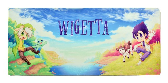 Wigetta Alfombrilla de ratón para juegos Multicolor