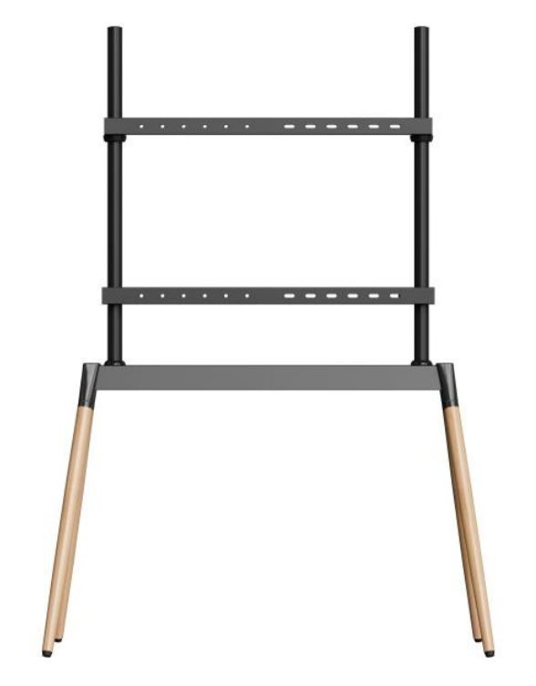 TVS-86F-01-BK soporte para TV 2,18 m (86") Negro, Madera