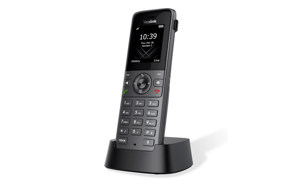W73H teléfono IP Negro 2 líneas TFT