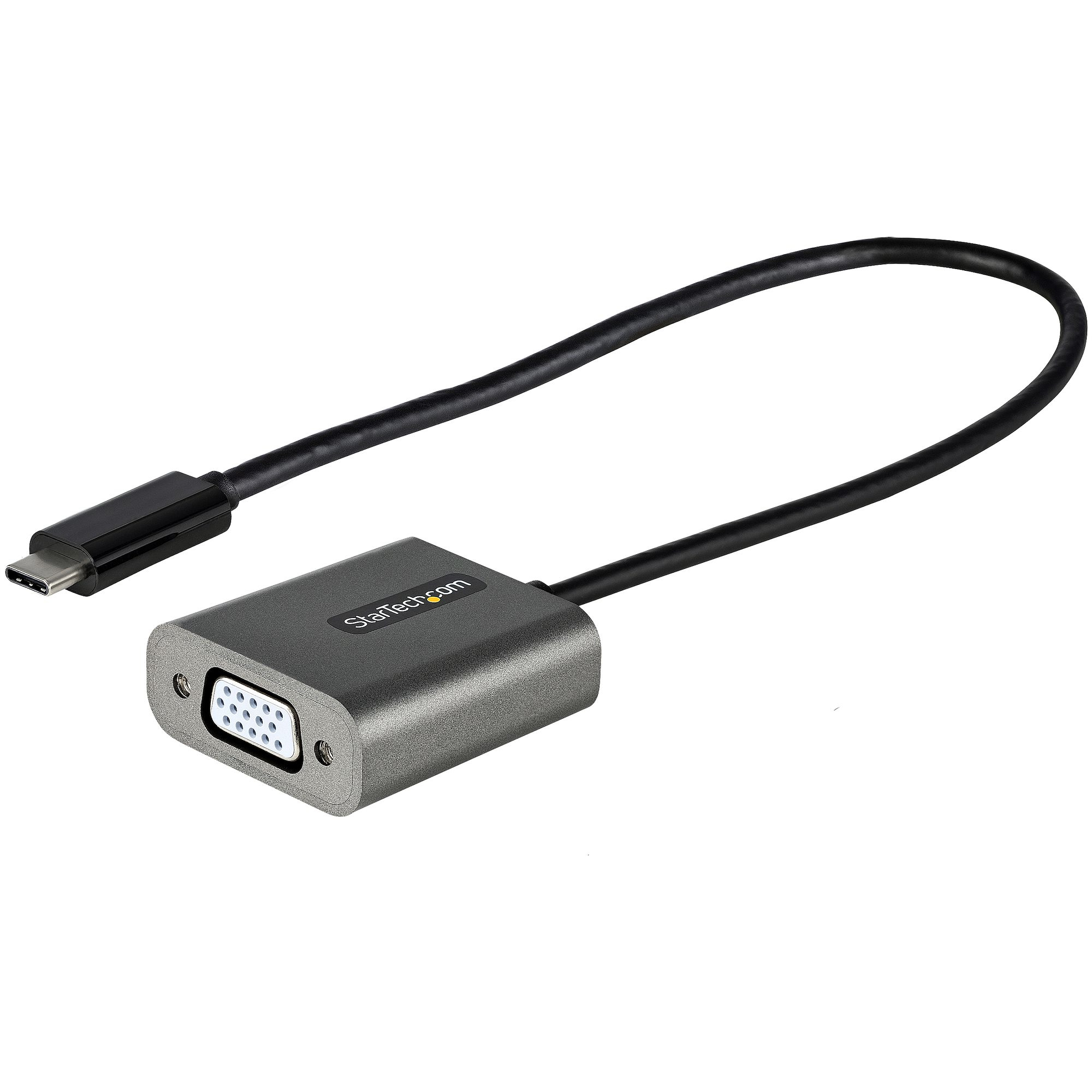 Adaptador USB C a VGA - Convertidor de Vídeo USB Tipo C a VGA de 1080p - Dongle USB-C Compatible con Thunderbolt 3 - Cable de 30cm - Versión Mejorada de CDP2VGA