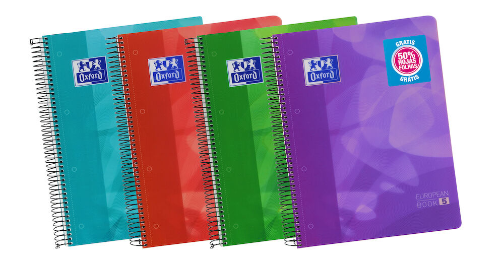 Lagoon EuropeanBook 5 cuaderno y block A4+ 120 hojas Colores surtidos